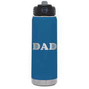 Golf Dad 20 oz Water Bottle | Royal Blue