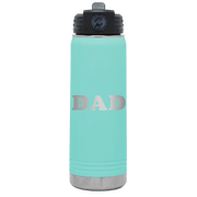 Golf Dad 20 oz Water Bottle | Teal