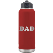 Golf Dad 32 oz Water Bottle | Maroon