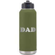 Golf Dad 32 oz Water Bottle | Olive Green