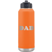 Golf Dad 32 oz Water Bottle | Orange