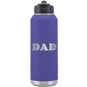 Golf Dad 32 oz Water Bottle | Purple