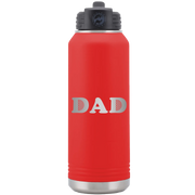 Golf Dad 32 oz Water Bottle | Red