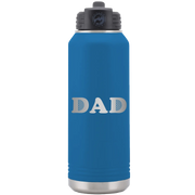 Golf Dad 32 oz Water Bottle | Royal Blue