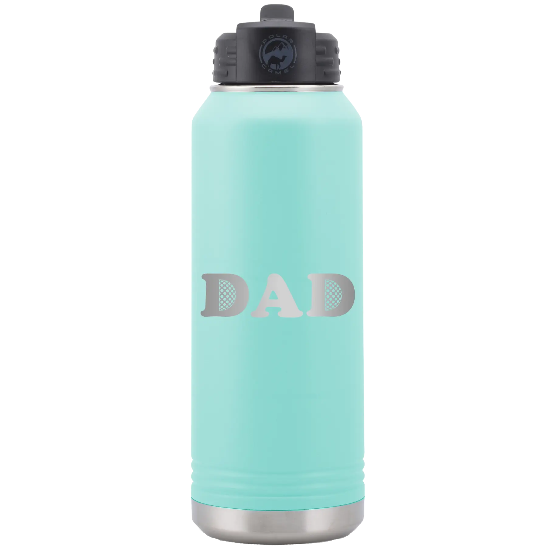 Golf Dad 32 oz Water Bottle | Teal