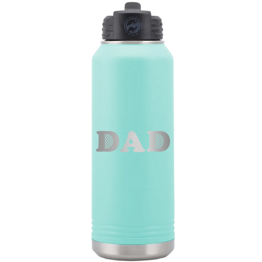 Golf Dad 32 oz Water Bottle | Teal