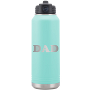 Golf Dad 32 oz Water Bottle | Teal