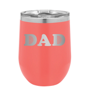 Golf Dad Wine Cup | Coral