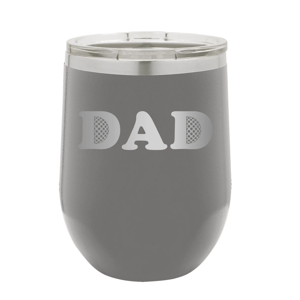 Golf Dad Wine Cup | Dark Gray