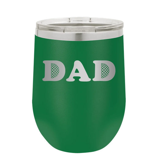 Golf Dad Wine Cup | Green