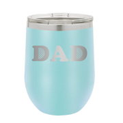 Golf Dad Wine Cup | Light Blue
