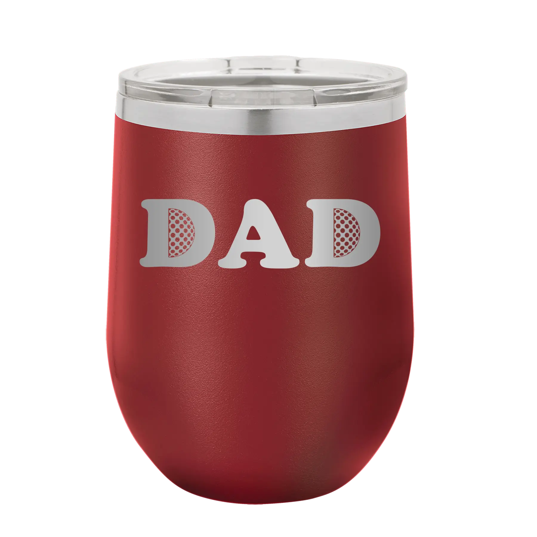 Golf Dad Wine Cup | Maroon
