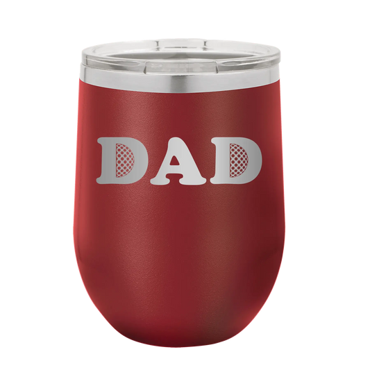 Golf Dad Wine Cup | Maroon