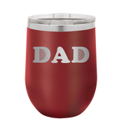 Golf Dad Wine Cup | Maroon