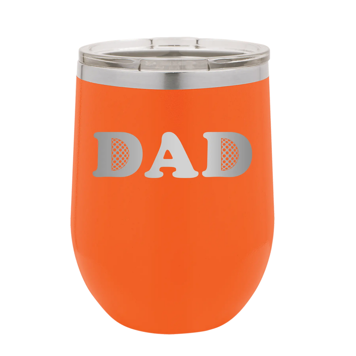 Golf Dad Wine Cup | Orange