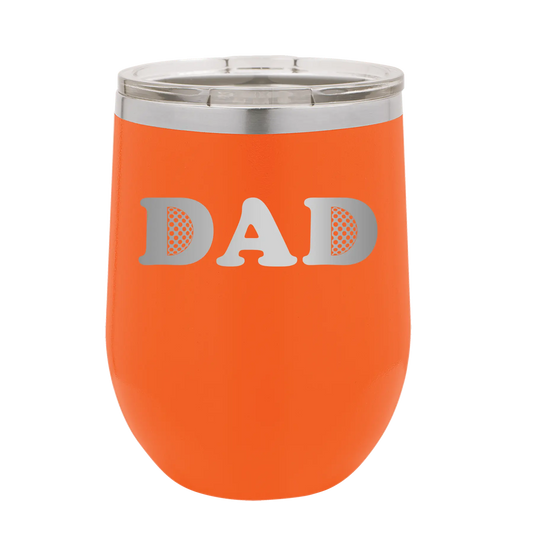 Golf Dad Wine Cup | Orange