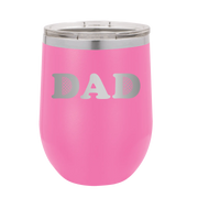 Golf Dad Wine Cup | Pink