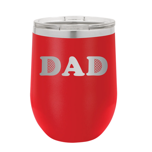 Golf Dad Wine Cup | Red
