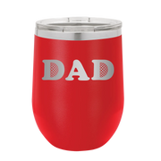Golf Dad Wine Cup | Red