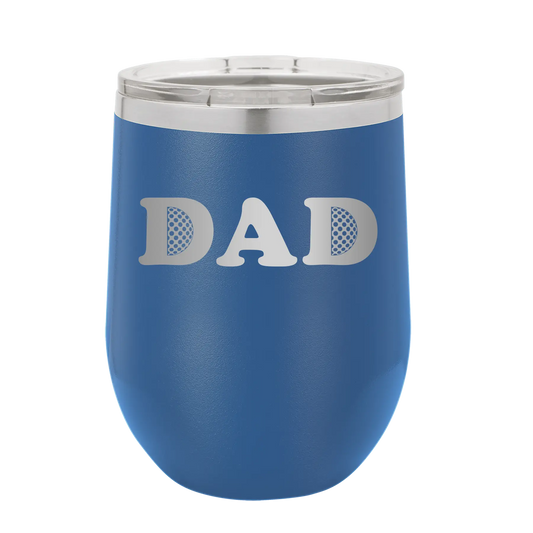 Golf Dad Wine Cup | Royal Blue