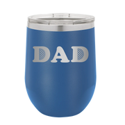 Golf Dad Wine Cup | Royal Blue