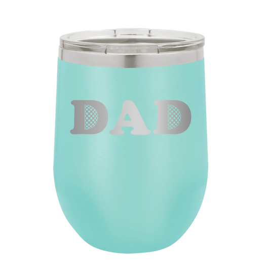 Golf Dad Wine Cup | Teal
