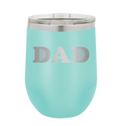 Golf Dad Wine Cup | Teal