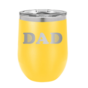 Golf Dad Wine Cup | Yellow