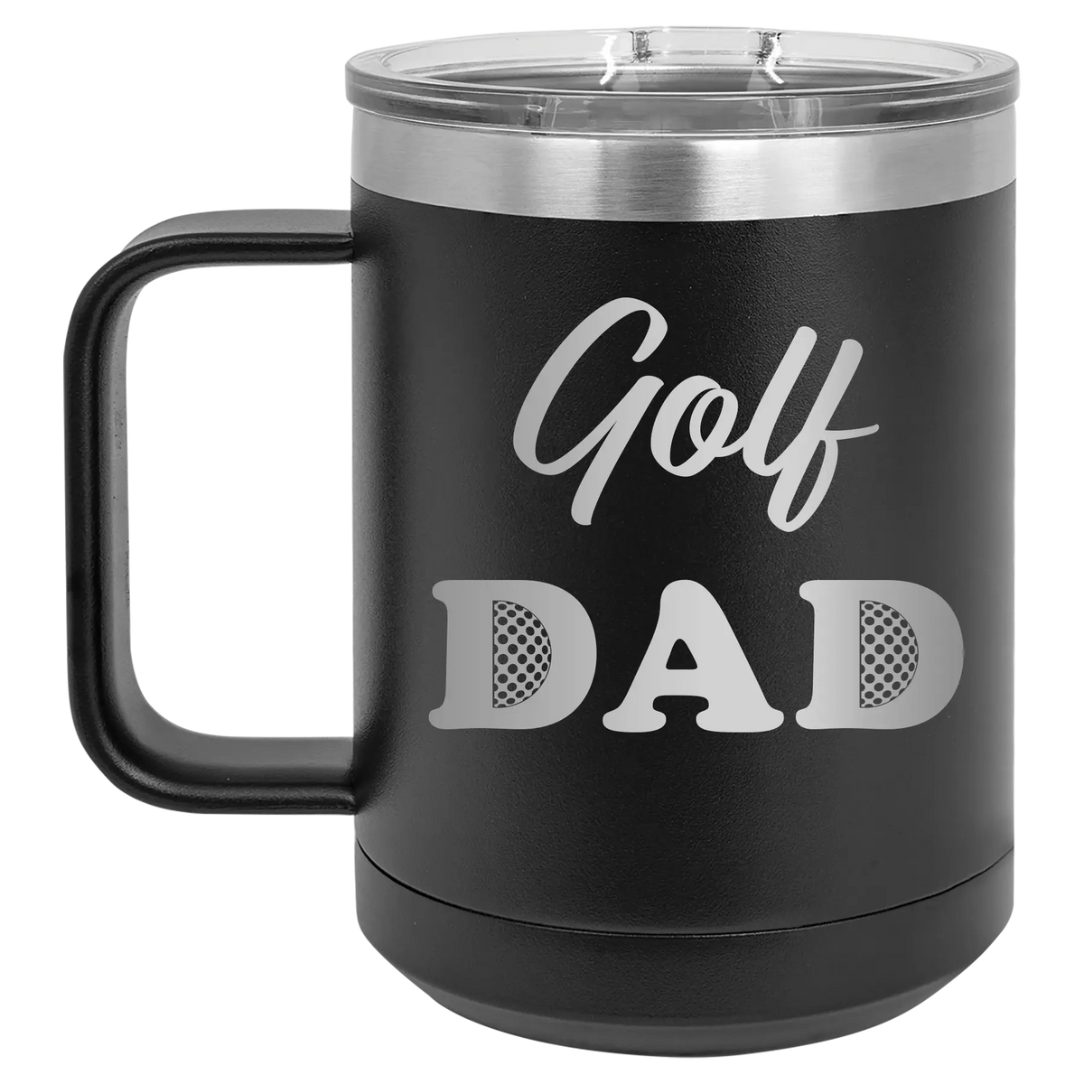 Golf Dad2 15 oz Mug | Black