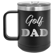 Golf Dad2 15 oz Mug | Black