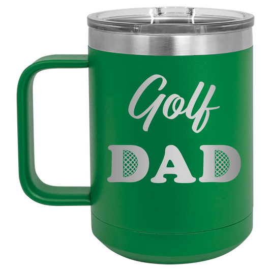 Golf Dad2 15 oz Mug | Green
