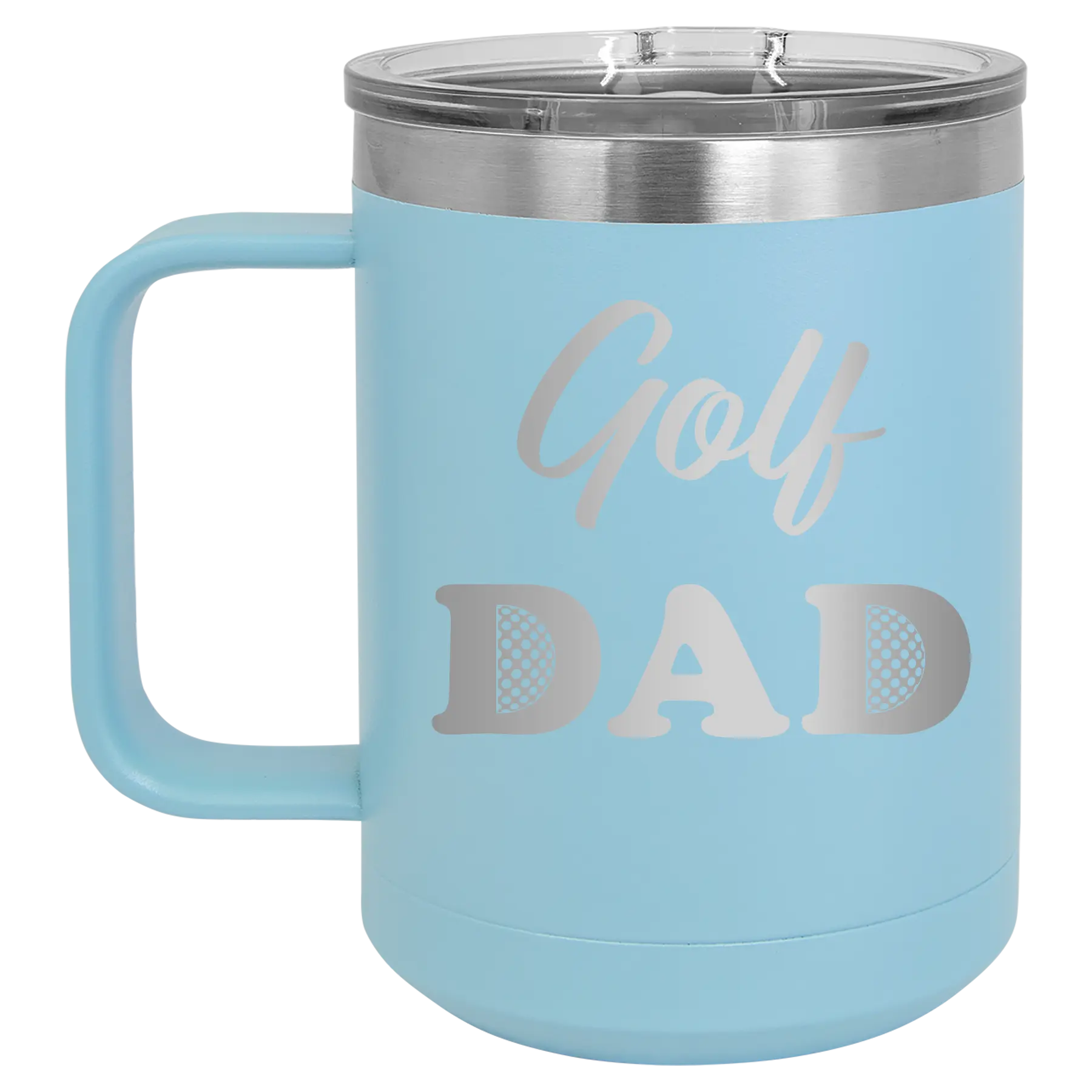 Golf Dad2 15 oz Mug | Light Blue