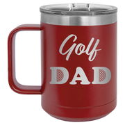 Golf Dad2 15 oz Mug | Maroon