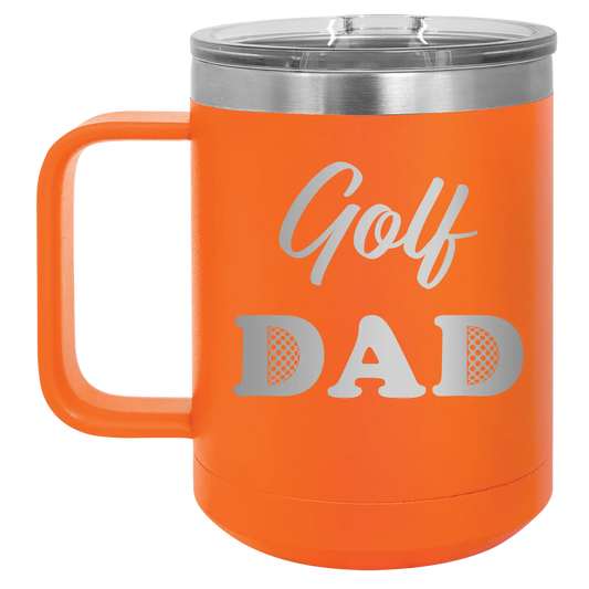 Golf Dad2 15 oz Mug | Orange