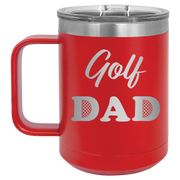 Golf Dad2 15 oz Mug | Red
