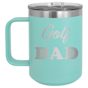 Golf Dad2 15 oz Mug | Teal
