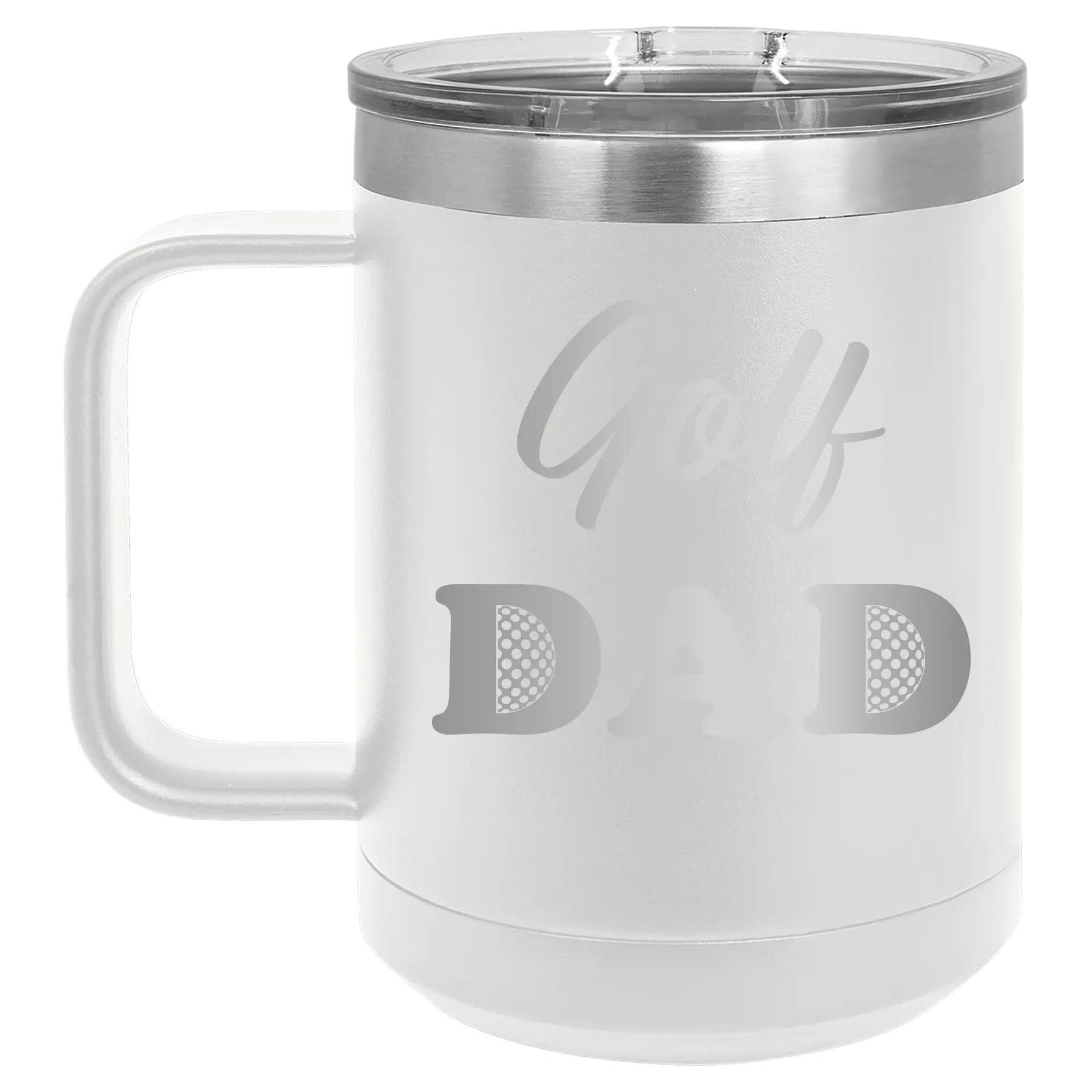 Golf Dad2 15 oz Mug | White