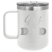 Golf Dad2 15 oz Mug | White
