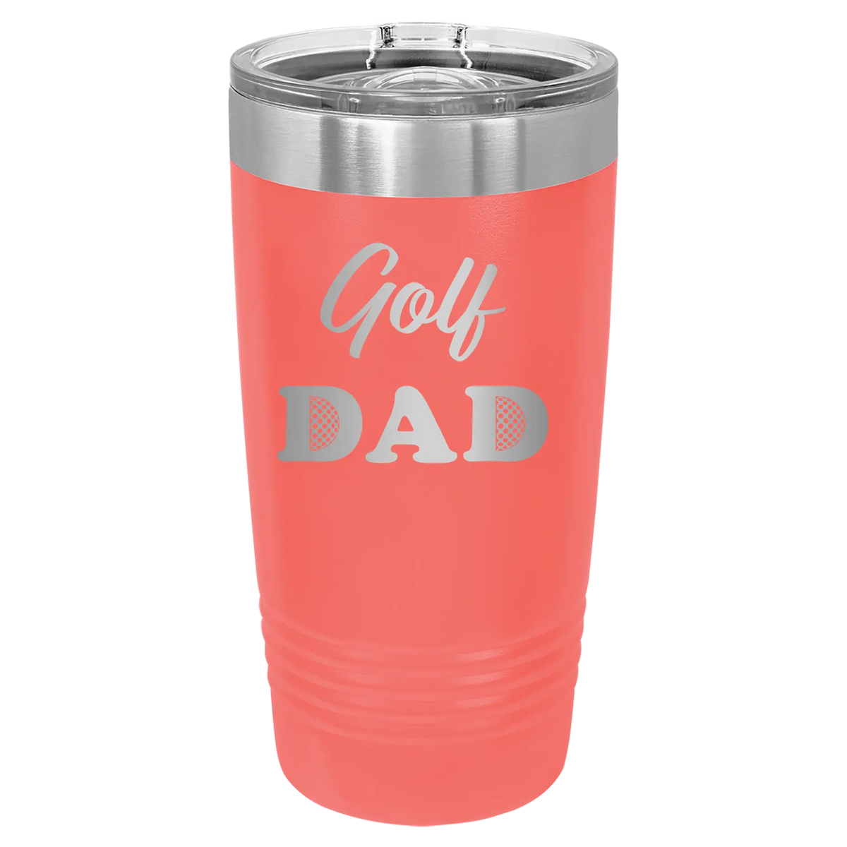Golf Dad2 20 oz Tumbler | Coral