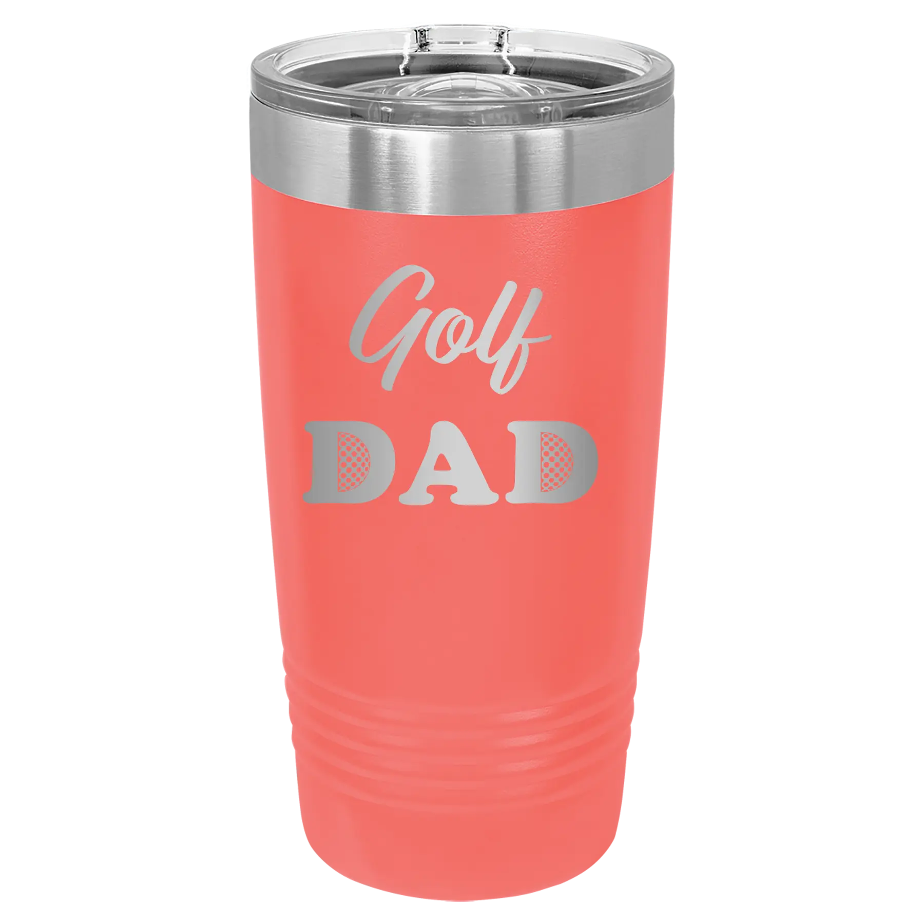 Golf Dad2 20 oz Tumbler | Coral