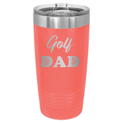 Golf Dad2 20 oz Tumbler | Coral