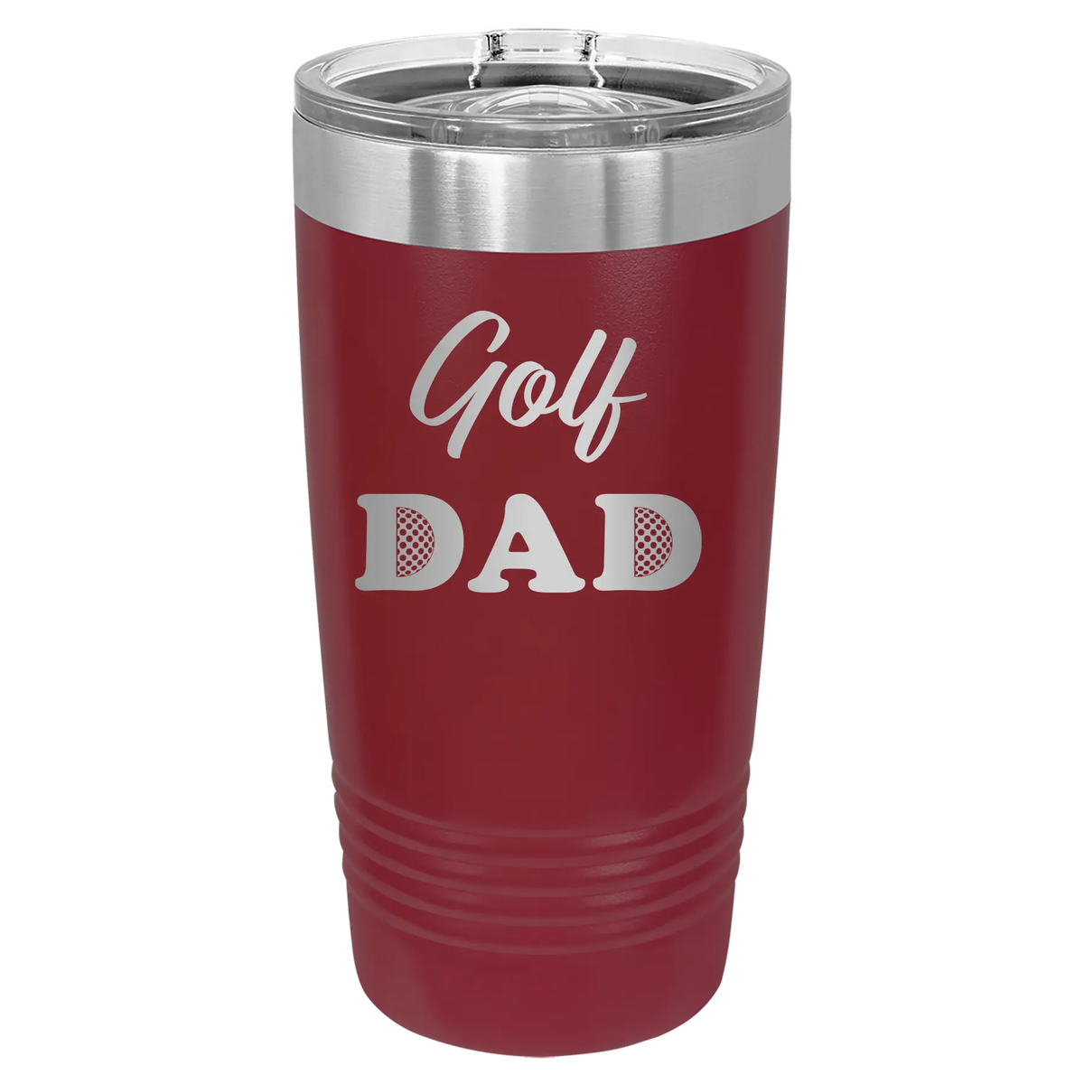 Golf Dad2 20 oz Tumbler | Maroon