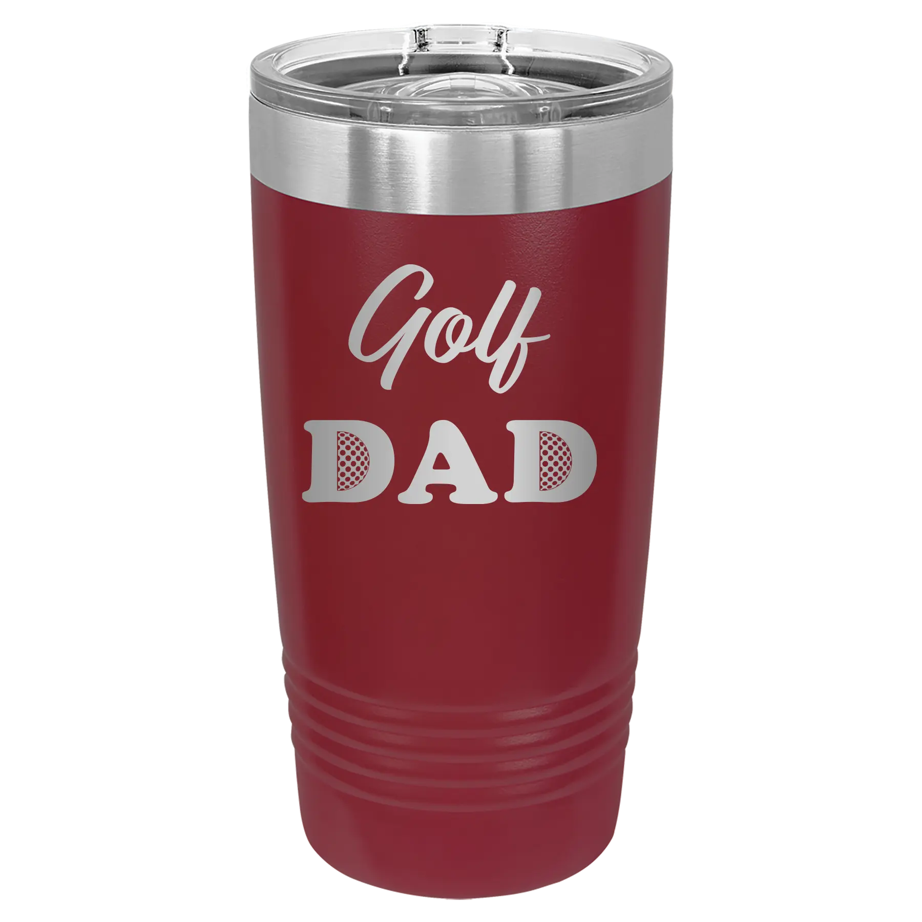 Golf Dad2 20 oz Tumbler | Maroon