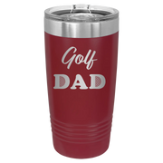 Golf Dad2 20 oz Tumbler | Maroon