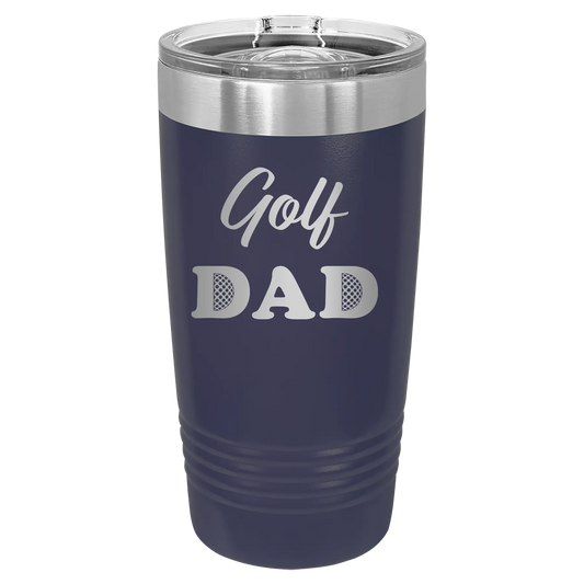 Golf Dad2 20 oz Tumbler | Navy
