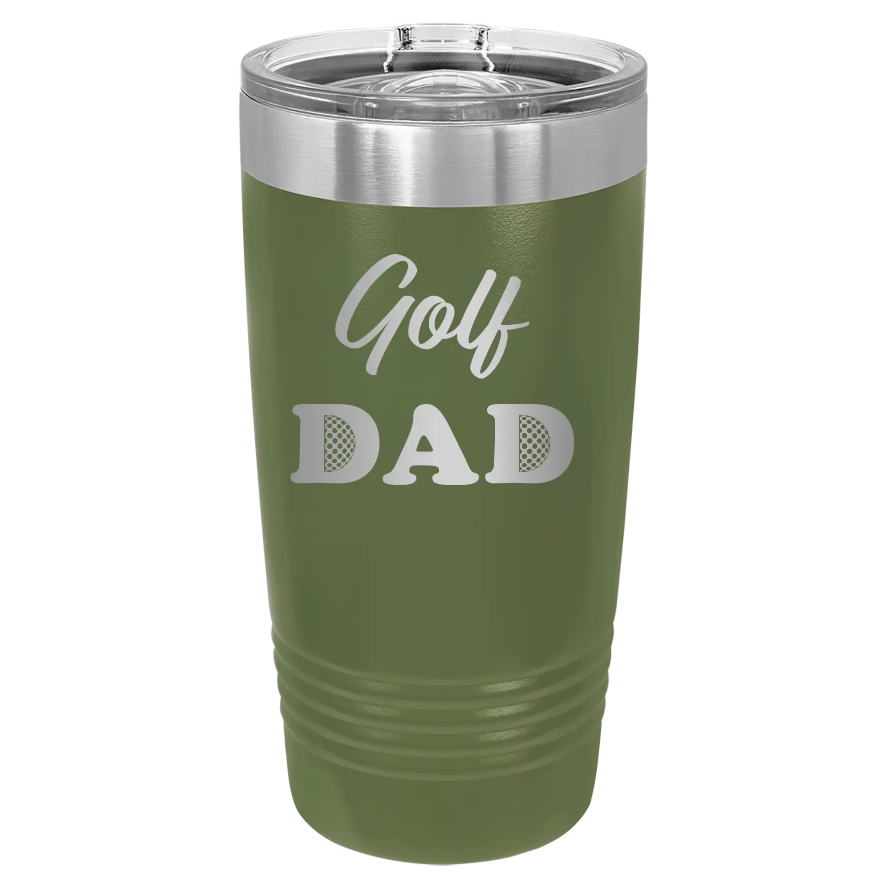 Golf Dad2 20 oz Tumbler | Olive Green