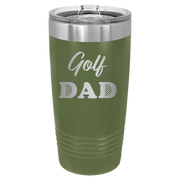 Golf Dad2 20 oz Tumbler | Olive Green