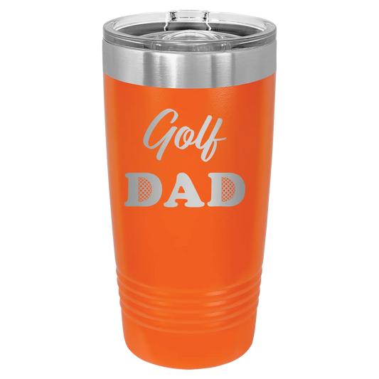 Golf Dad2 20 oz Tumbler | Orange