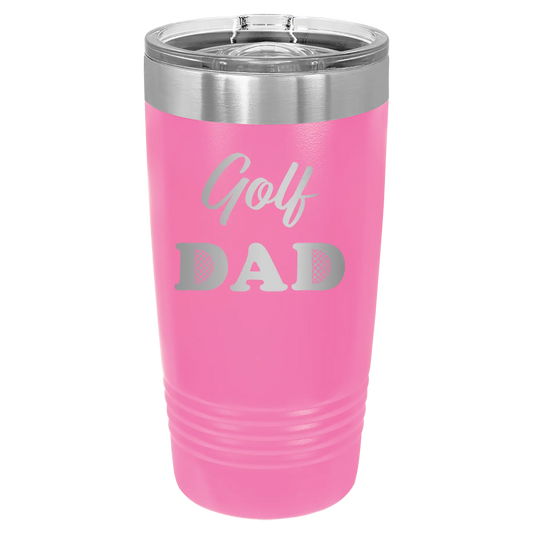 Golf Dad2 20 oz Tumbler | Pink