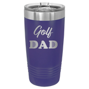 Golf Dad2 20 oz Tumbler | Purple